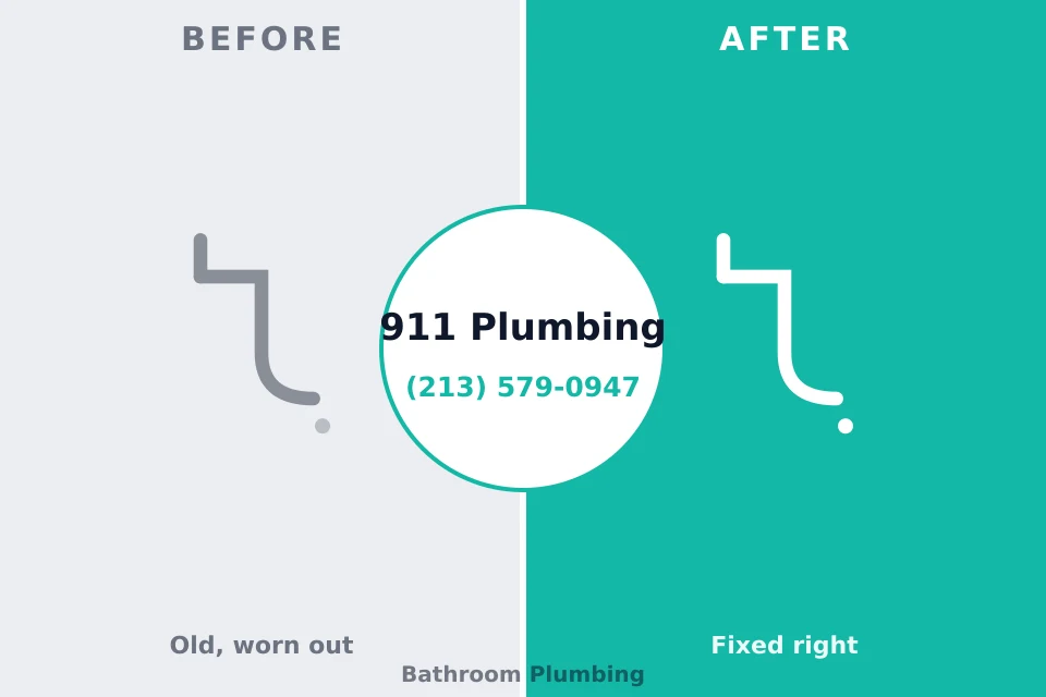 Before and after: plumbing company Kellogg, ID